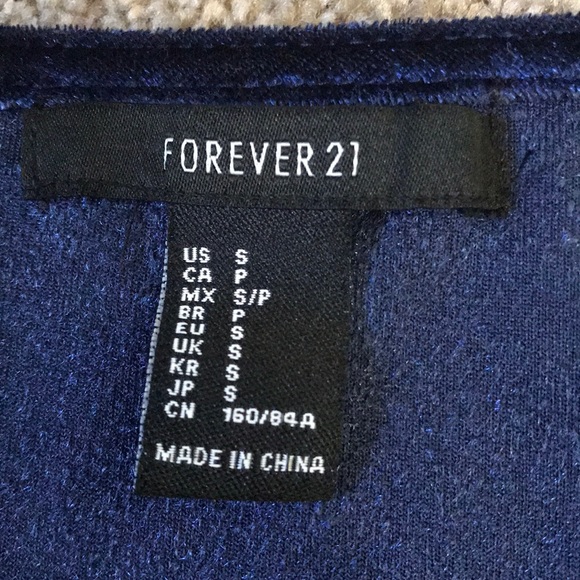 Forever 21 Velvet Dress - Picture 2 of 2